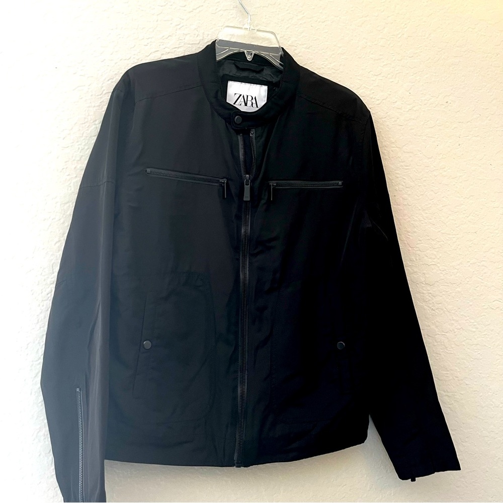 Zara Men’s Black Jacket Size M